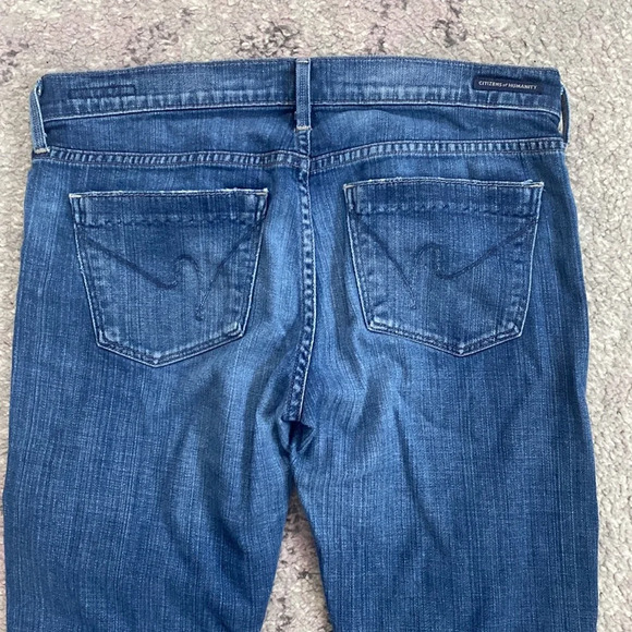 Citizens of Humanity Women's Dita Petite Bootcut Leg Blue Denim Jeans Sz 28 - Picture 7 of 7